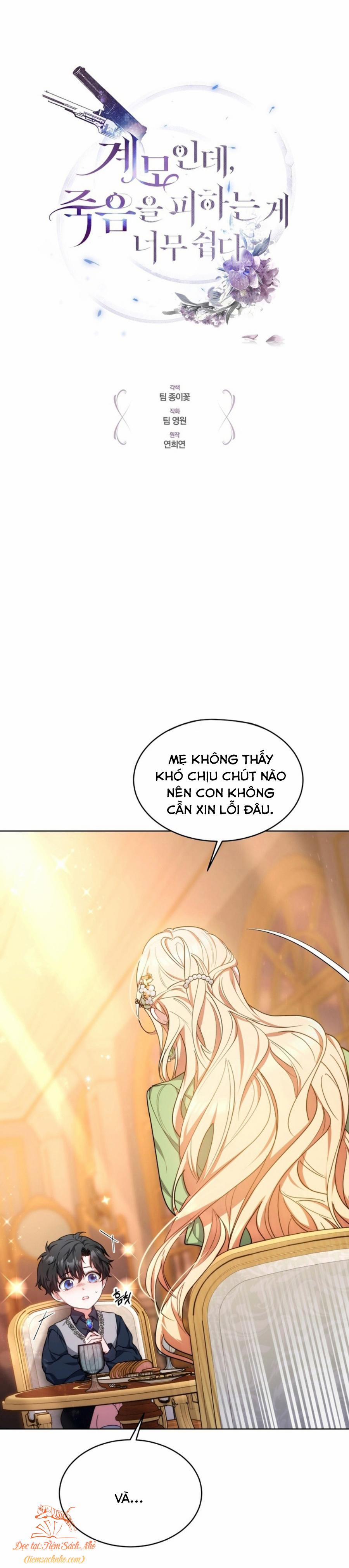 Dù Là Mẹ Kế Nhưng Tôi Thoát Khỏi Cái Chết Rất Dễ Dàng 6 trang 1