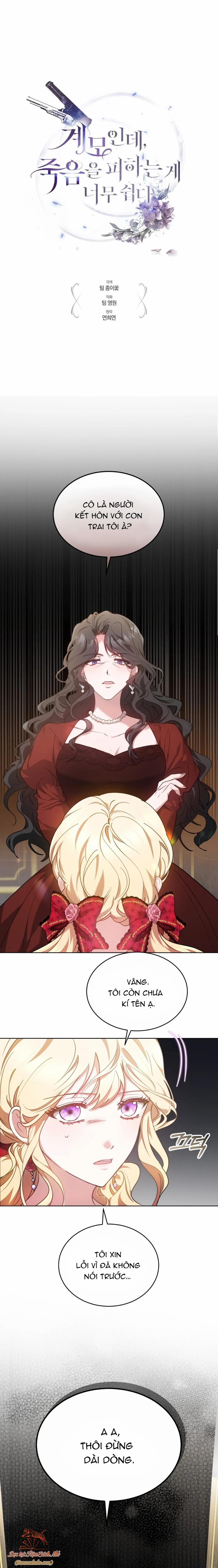 Dù Là Mẹ Kế Nhưng Tôi Thoát Khỏi Cái Chết Rất Dễ Dàng 9 trang 1