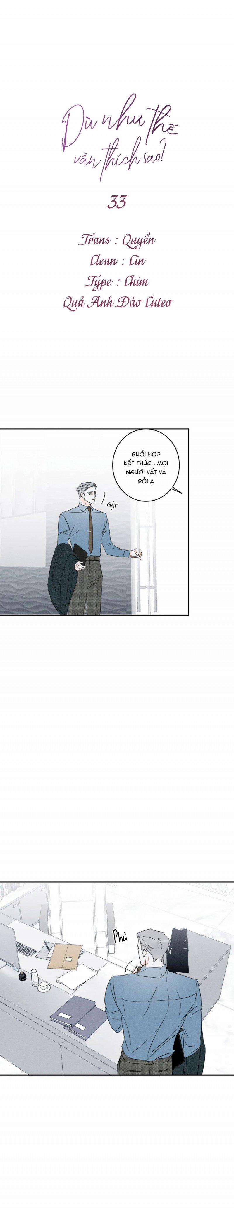 Dù Như Thế Vẫn Thích Sao 33 trang 0