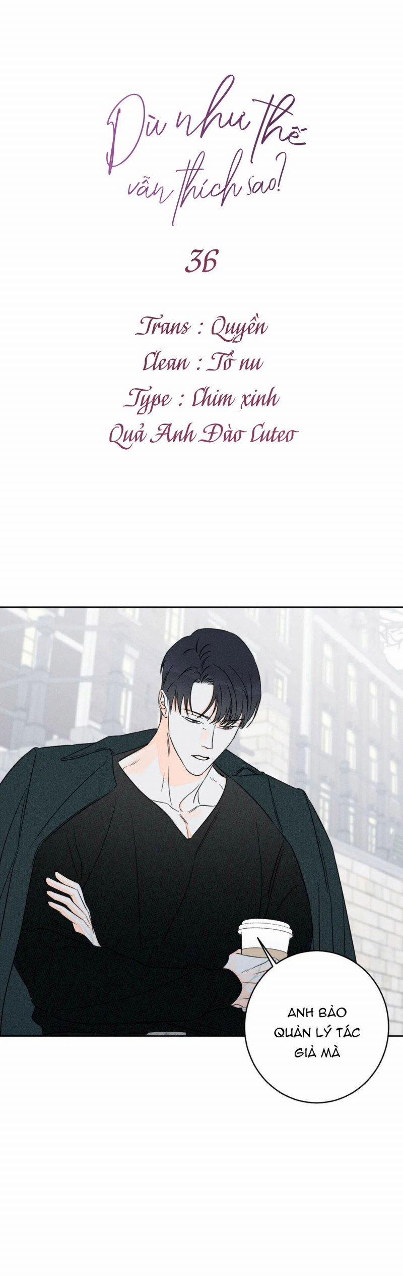 Dù Như Thế Vẫn Thích Sao 36 trang 0