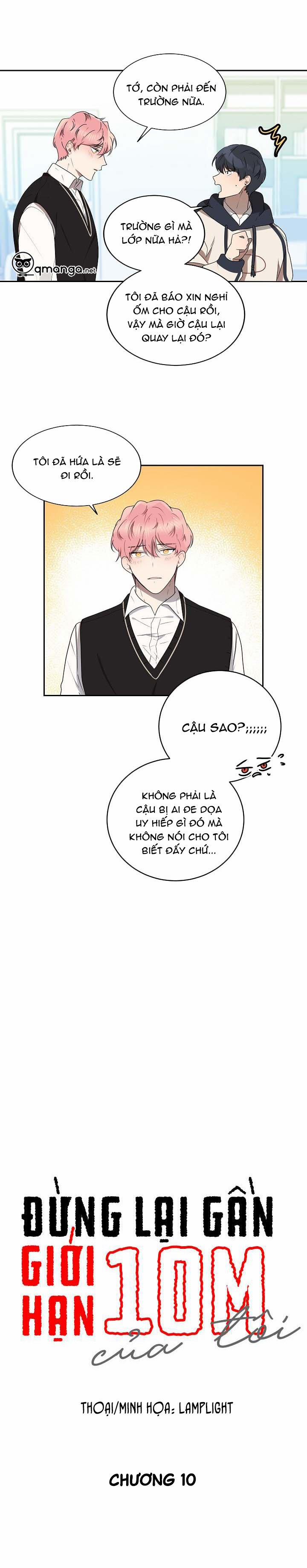 Đừng Lại Gần Giới Hạn 10m Của Tôi 10 trang 1