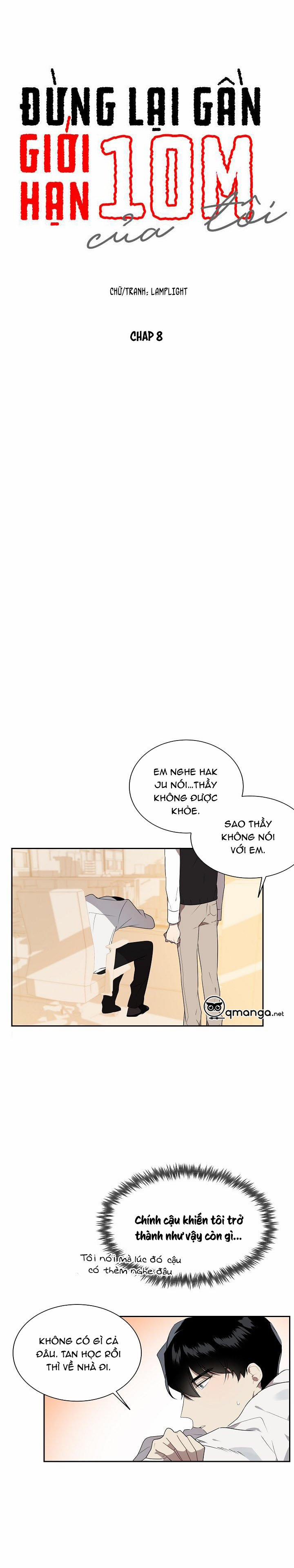 Đừng Lại Gần Giới Hạn 10m Của Tôi 8 trang 1