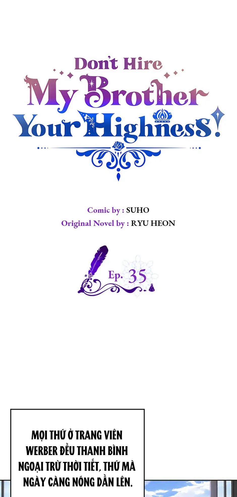 Đừng Lo Lắng, Anh Trai Của Em! 35 trang 0