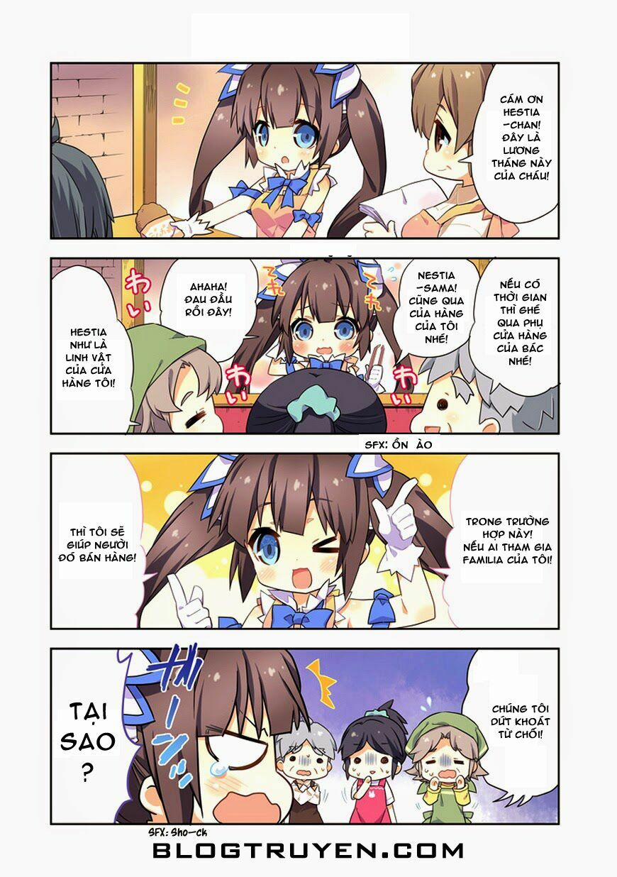 Dungeon Ni Deai O Motomeru No Wa Machigatte Iru Darou Ka 4Koma – Days Of Goddess 1 trang 4