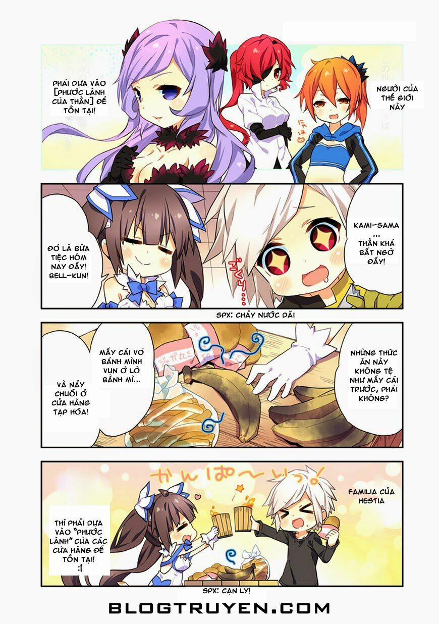 Dungeon Ni Deai O Motomeru No Wa Machigatte Iru Darou Ka 4Koma – Days Of Goddess 1 trang 7