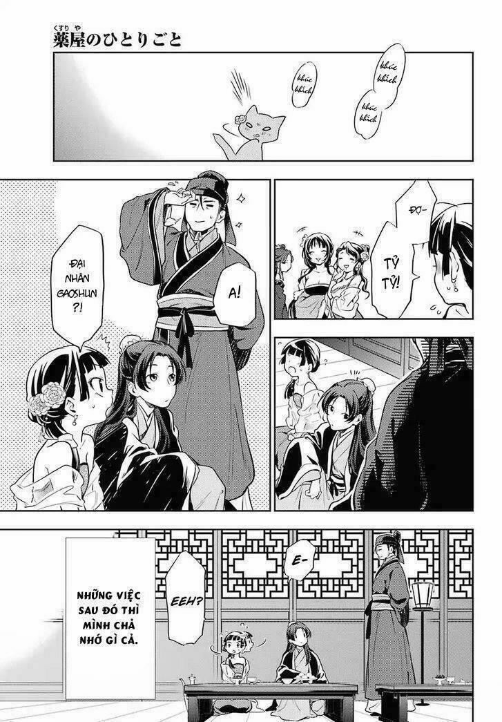 Dược Sư Tự Sự – Nhật Ký Giải Mã Bí Ẩn Chốn Hậu Cung Của Maomao 20 trang 17