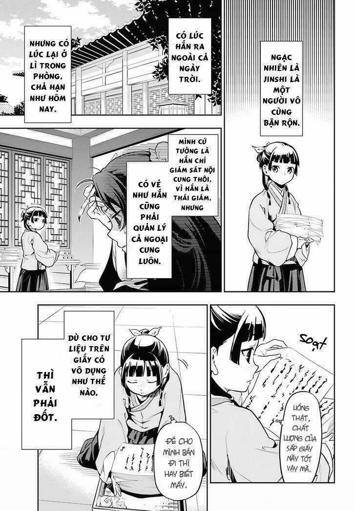 Dược Sư Tự Sự – Nhật Ký Giải Mã Bí Ẩn Chốn Hậu Cung Của Maomao 24 trang 4