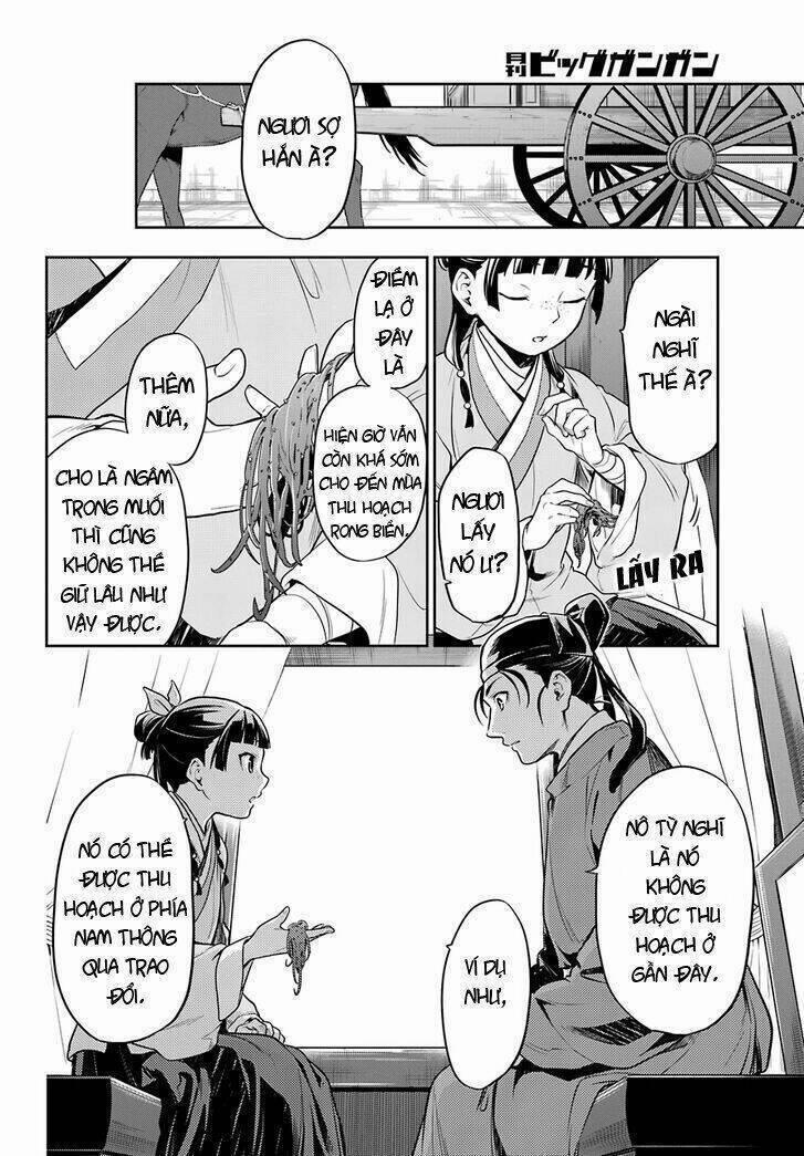 Dược Sư Tự Sự – Nhật Ký Giải Mã Bí Ẩn Chốn Hậu Cung Của Maomao 25 trang 17