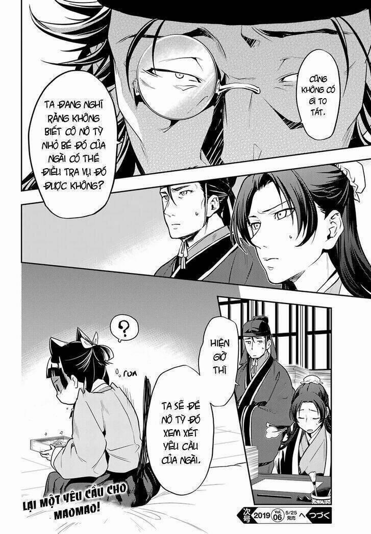 Dược Sư Tự Sự – Nhật Ký Giải Mã Bí Ẩn Chốn Hậu Cung Của Maomao 25 trang 39