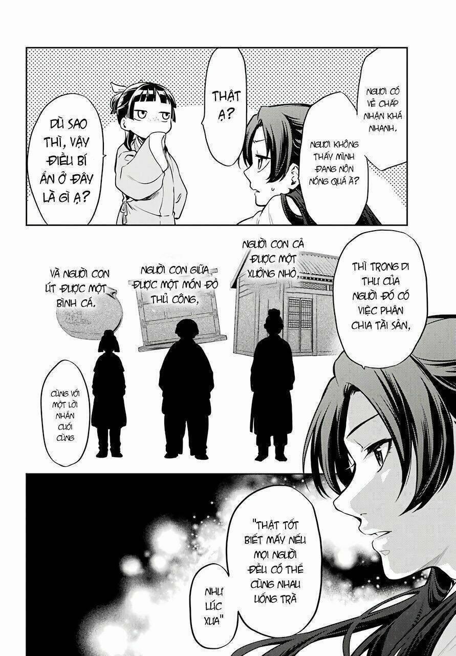 Dược Sư Tự Sự – Nhật Ký Giải Mã Bí Ẩn Chốn Hậu Cung Của Maomao 26 trang 3