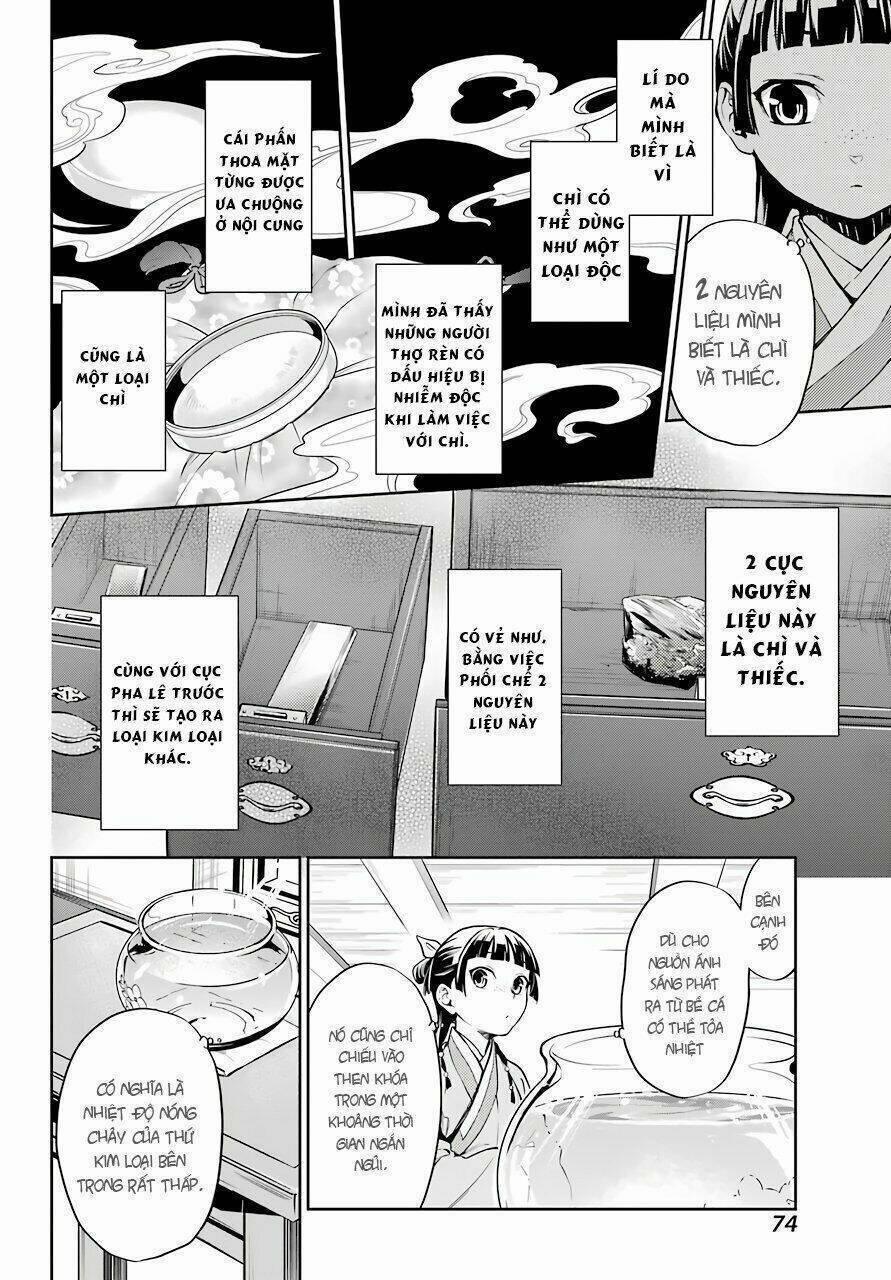 Dược Sư Tự Sự – Nhật Ký Giải Mã Bí Ẩn Chốn Hậu Cung Của Maomao 26 trang 33