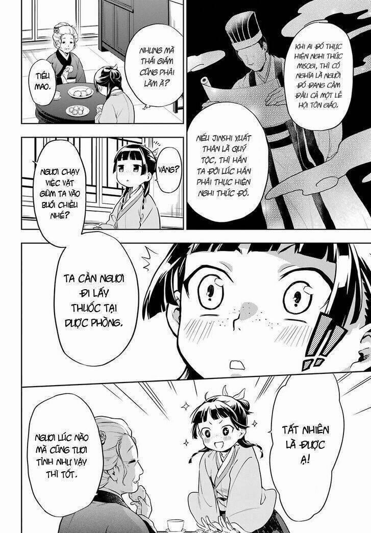 Dược Sư Tự Sự – Nhật Ký Giải Mã Bí Ẩn Chốn Hậu Cung Của Maomao 32 trang 3