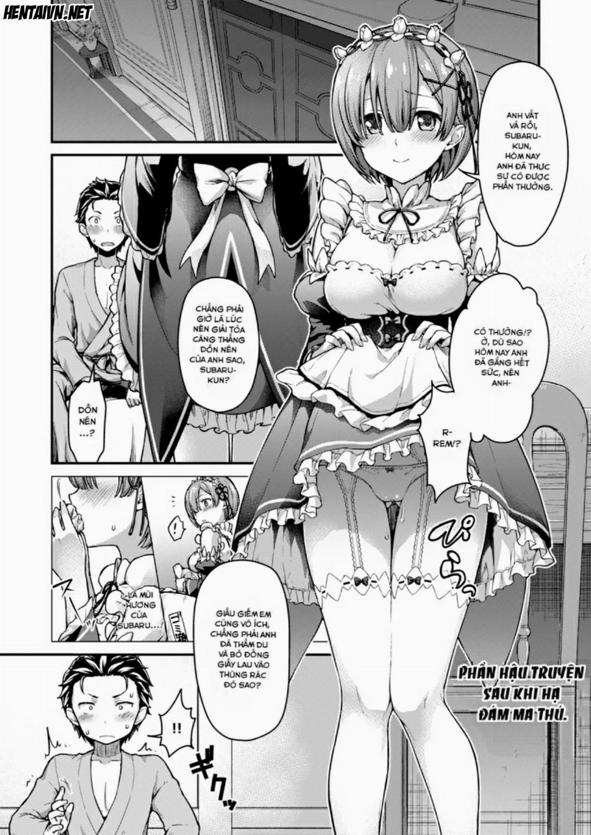 Ecchi Kara Hajimeru Fujun Isei Kouyuu (Re:zero) OneShot trang 4