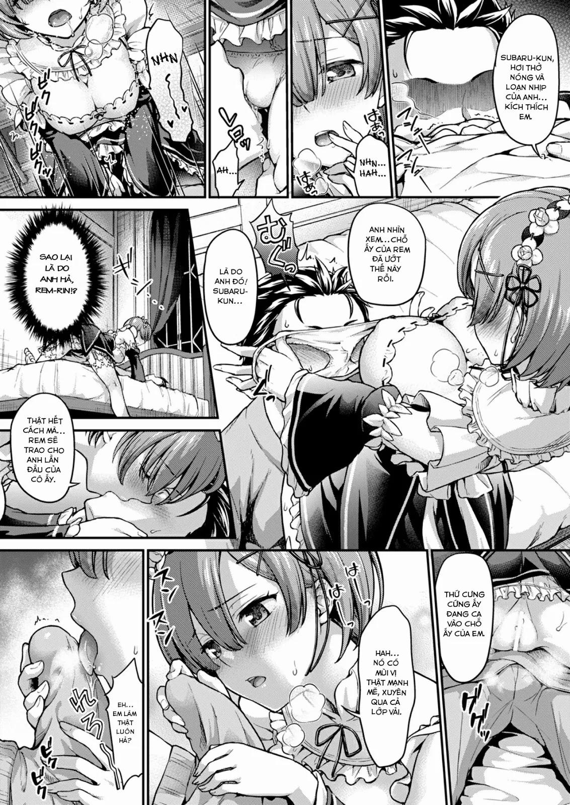 Ecchi Kara Hajimeru Fujun Isei Kouyuu (Re:zero) OneShot trang 6