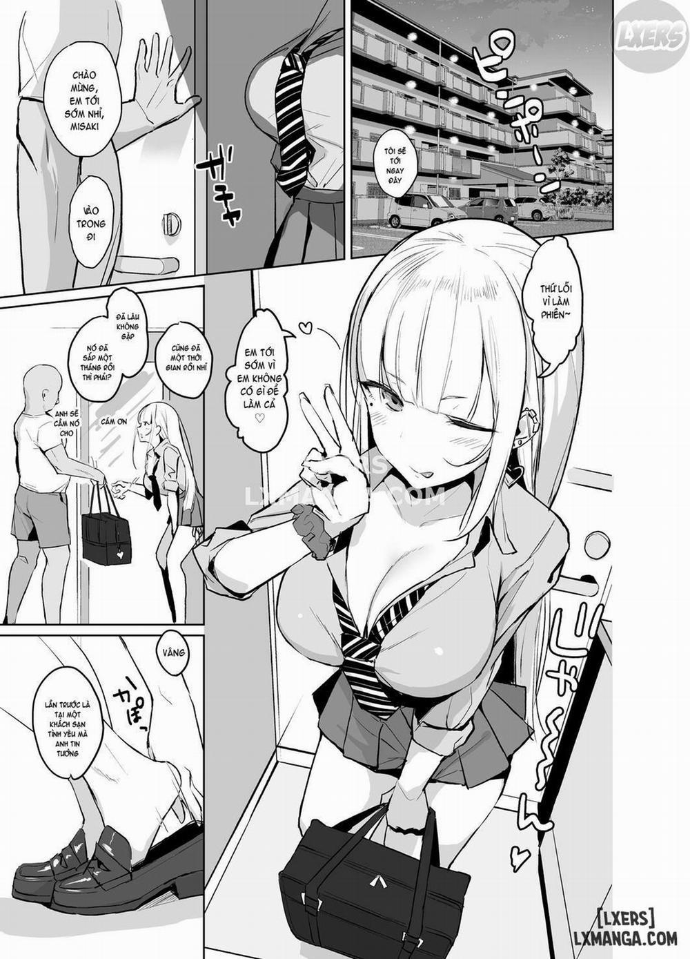 Ecchi na Gal JK ga Kyokon Zetsurin Oji-san to Pakoru Yatsu oneshot 1 trang 1