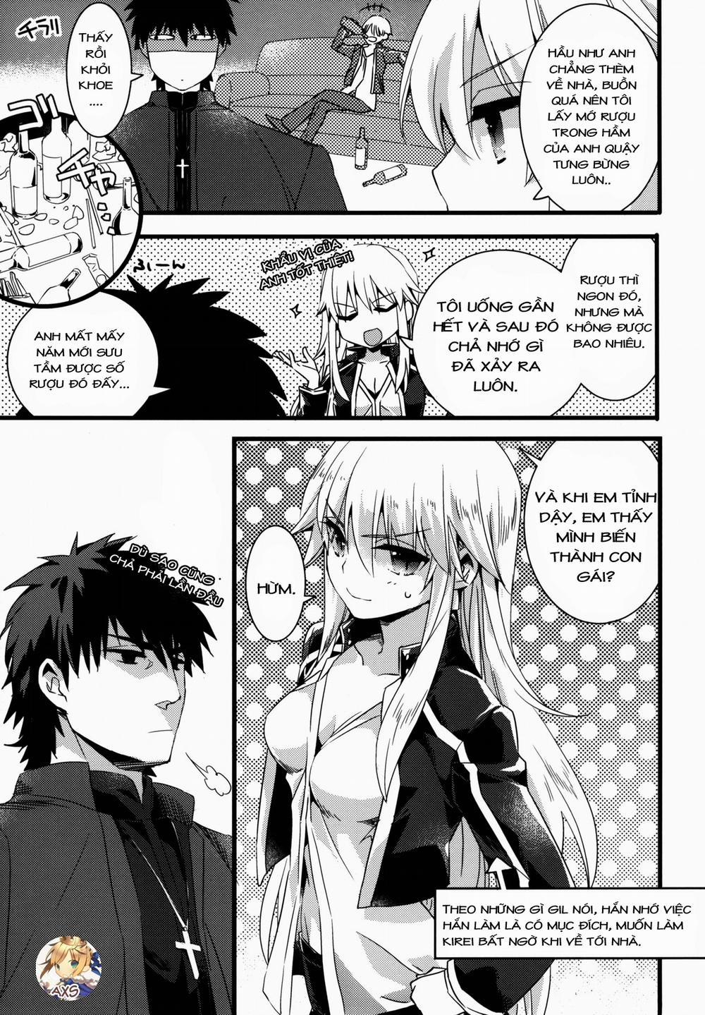 Eiyuuou ♀ to Nakayoshi ♂ Dekiru kana (Fate/Zero) Oneshot trang 2