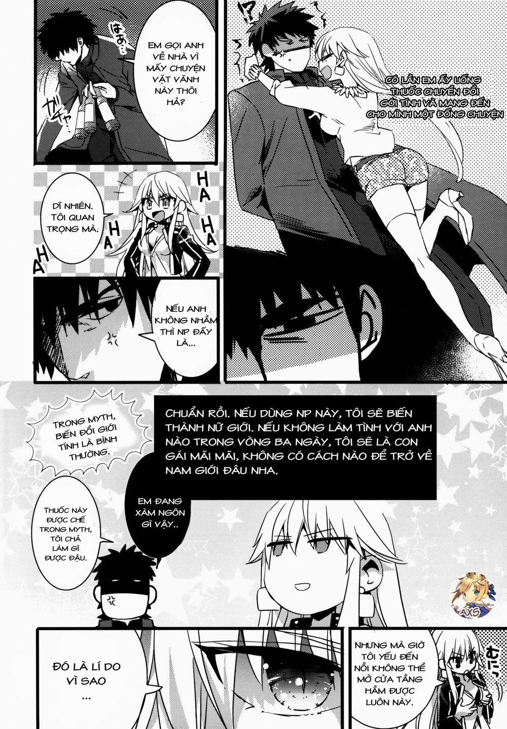 Eiyuuou ♀ to Nakayoshi ♂ Dekiru kana (Fate/Zero) Oneshot trang 3