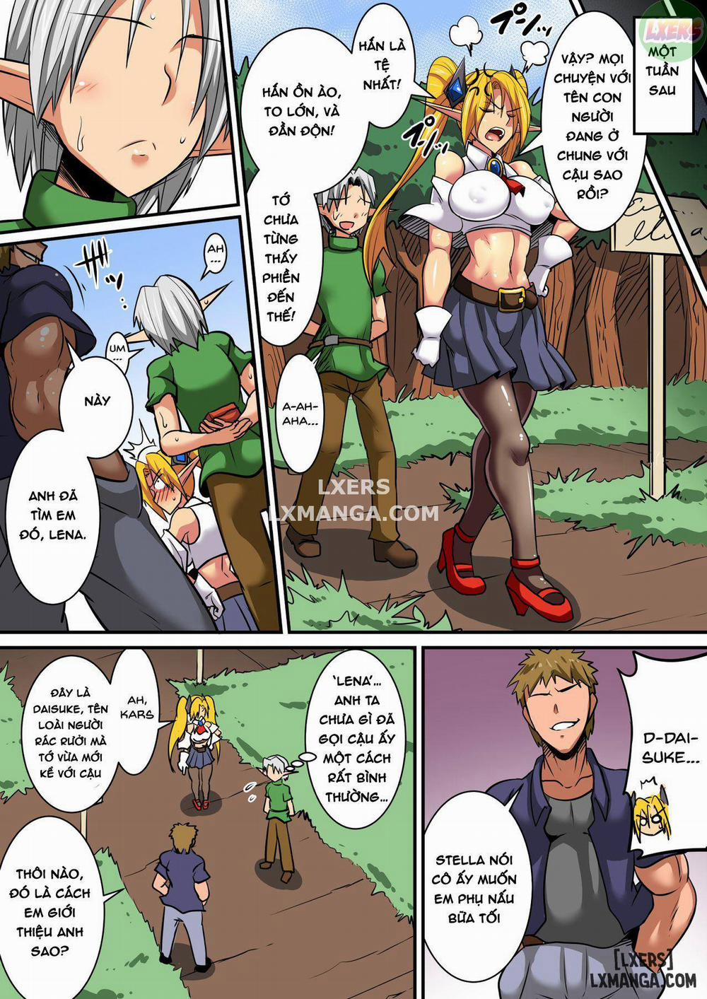 Elf Oyako to Pakopako Ibunka Kouryuu! ~Lena Hen Oneshot trang 15