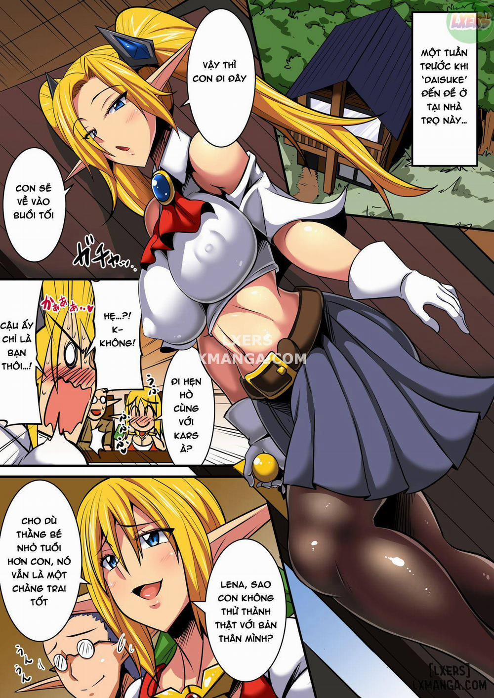 Elf Oyako to Pakopako Ibunka Kouryuu! ~Lena Hen Oneshot trang 3