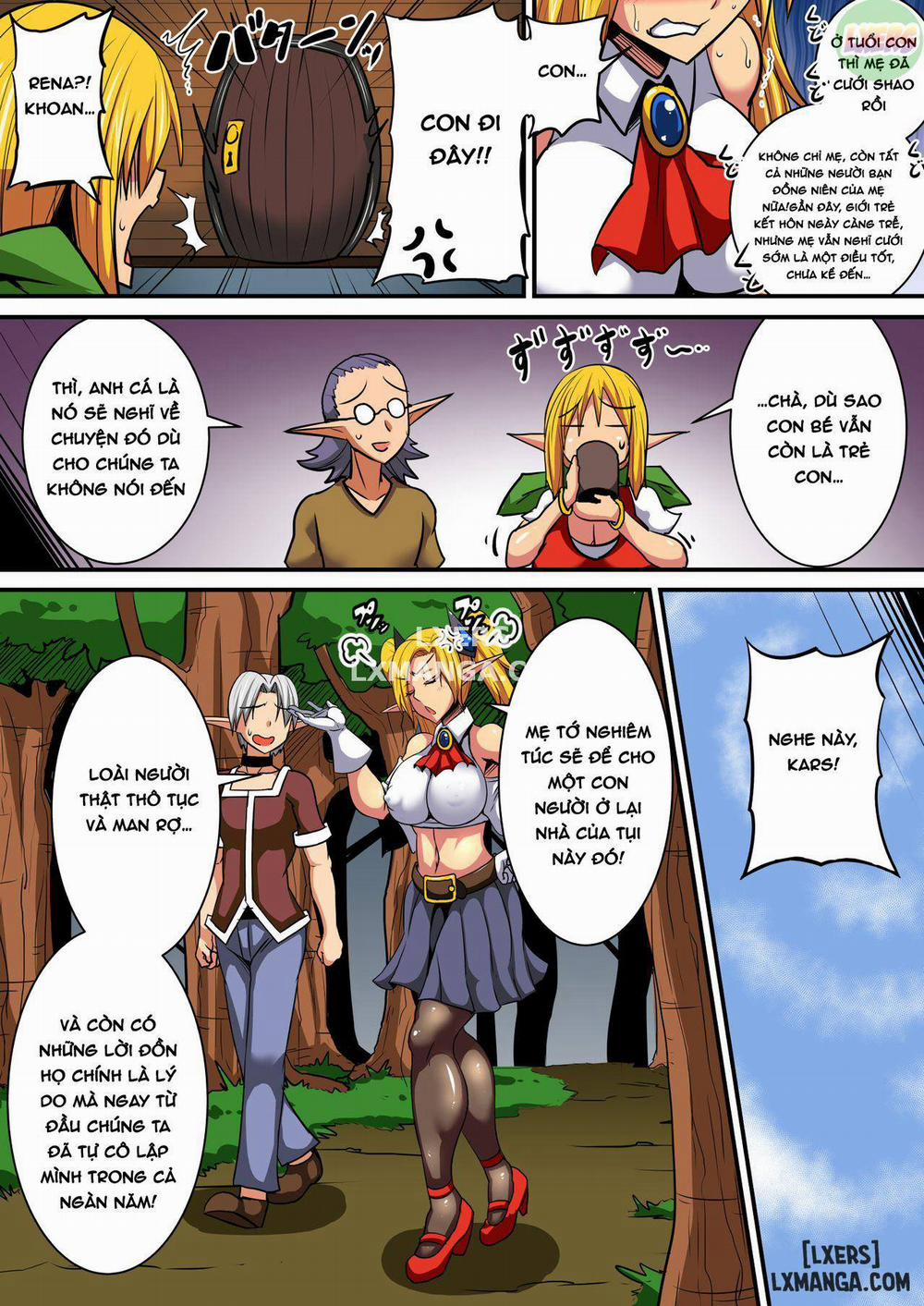 Elf Oyako to Pakopako Ibunka Kouryuu! ~Lena Hen Oneshot trang 4