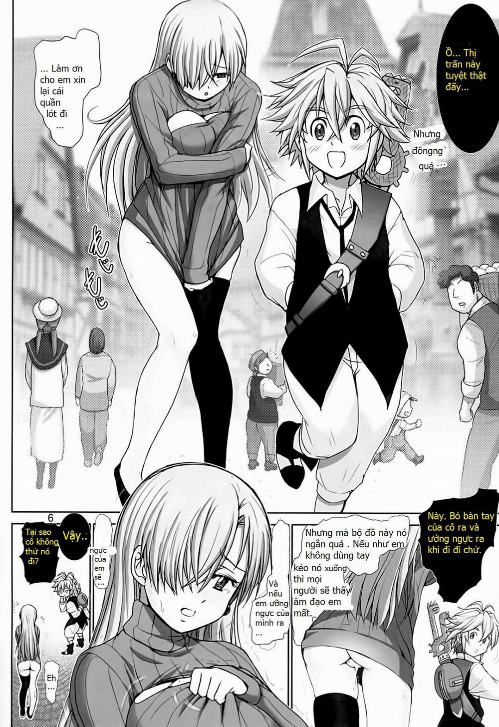 Elizabeth Ni Rei No Sweater Kisete Mita (Nanatsu no Taizai) One shot trang 4