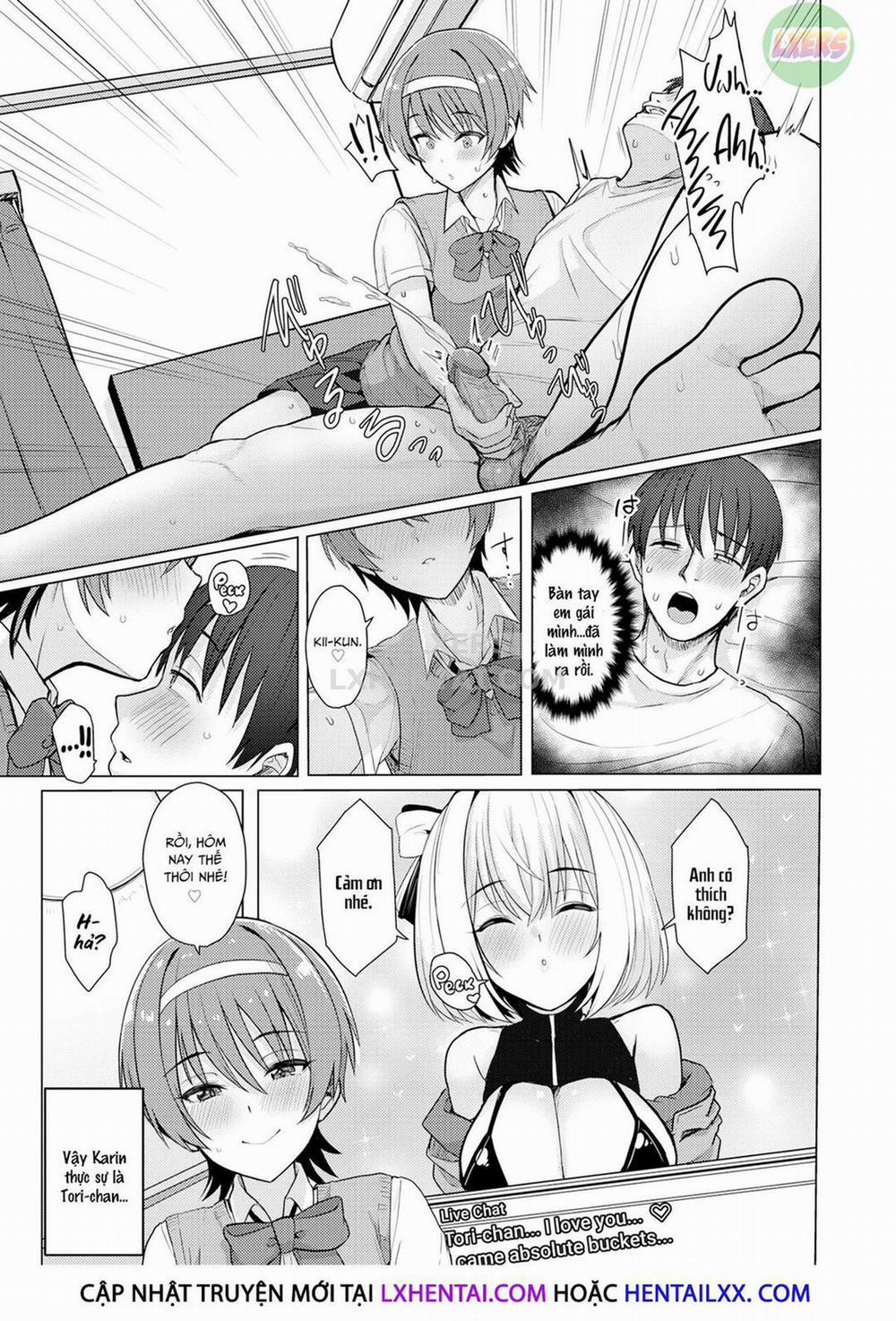 Em Gái Hỗ Trợ Quay Tay Trực Tiếp Oneshot trang 5