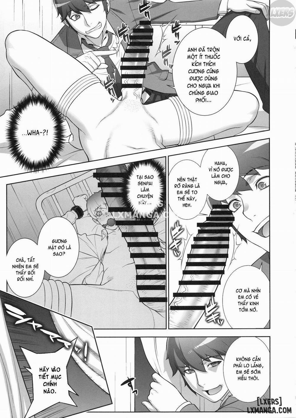 Etsuraku no Onna Rijichou ~Himitsu no Hokenshitsu Hen Oneshot trang 9