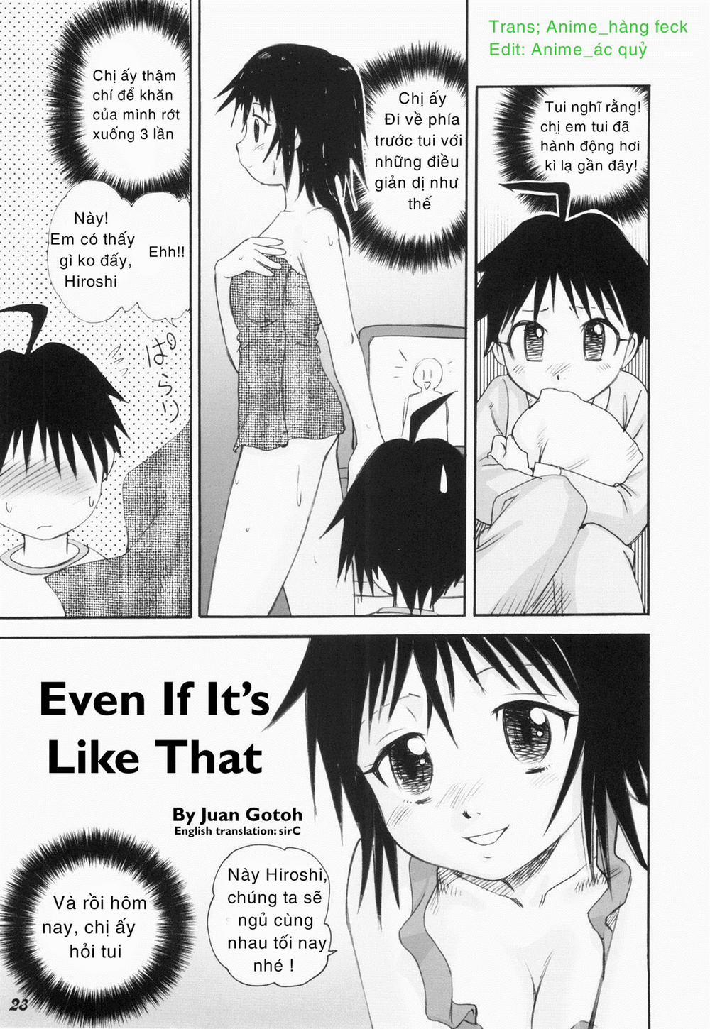 Even If It's Like That Oneshot trang 1