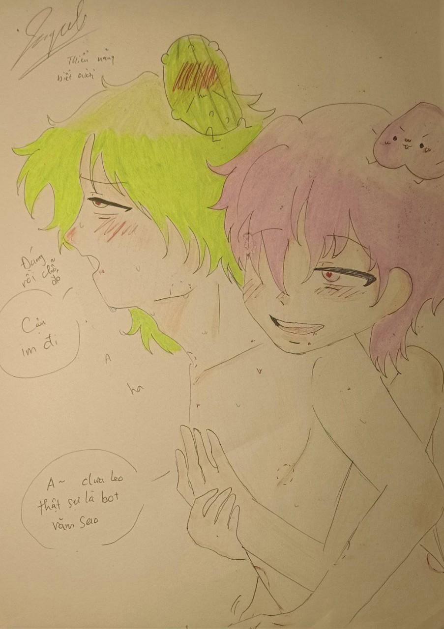 Fan Art Otp Qadc X Dưa Leo Truyện 3 trang 5