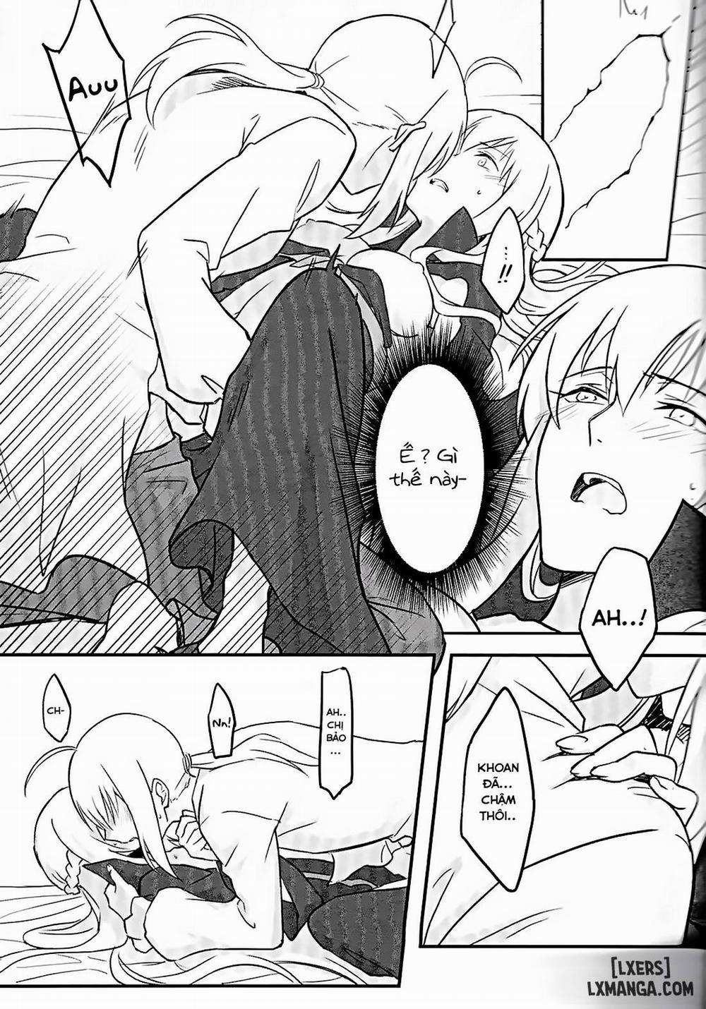 Fate Fanbook #1 Artoria x Morgan Oneshot trang 12
