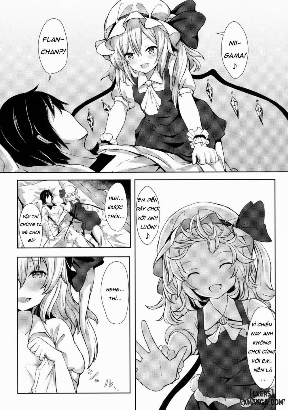 Flan-chan kara Yuuwaku Saretai Oneshot trang 6