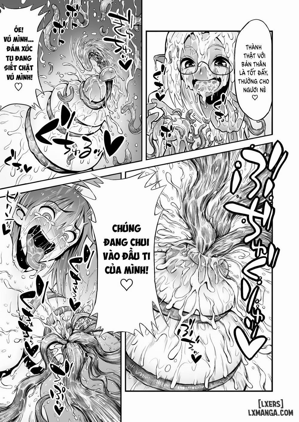 Futanari Chinpo ni Shokushu Sanran Oneshot trang 41