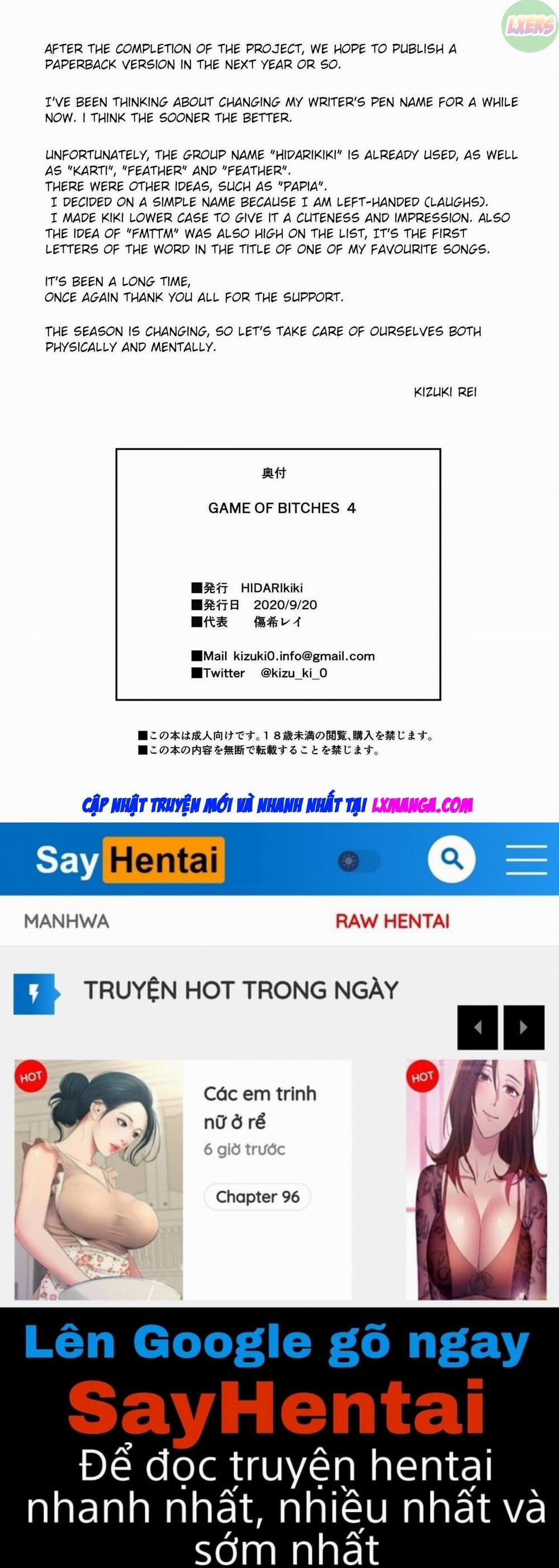 GAME OF BITCHES 4 trang 33