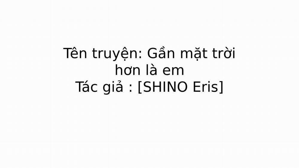Gần mặt trời hơn là em 1 trang 0