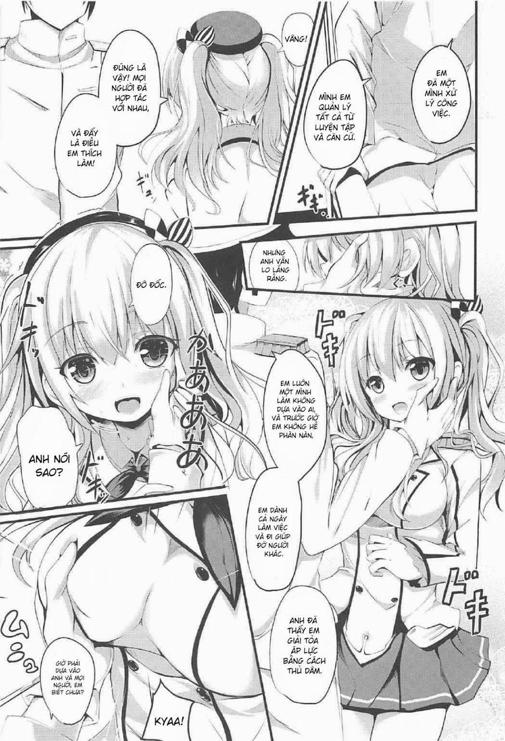 Ganbaru Kashima-san o H de Iyasu Hanashi Zenpen Oneshot trang 14