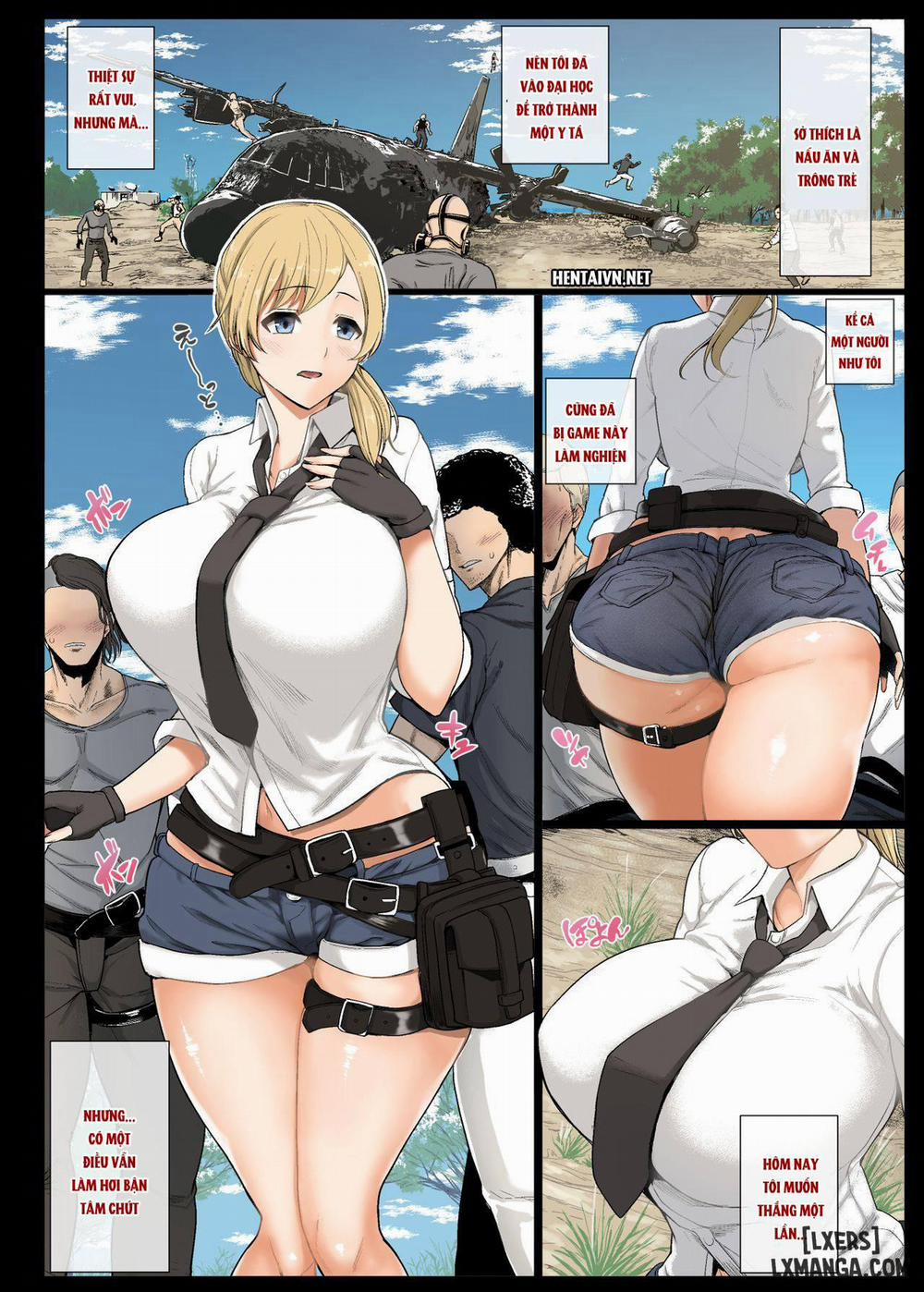 Geneki Joshidaisei to, Iyarashii Donkatsu Oneshot trang 1