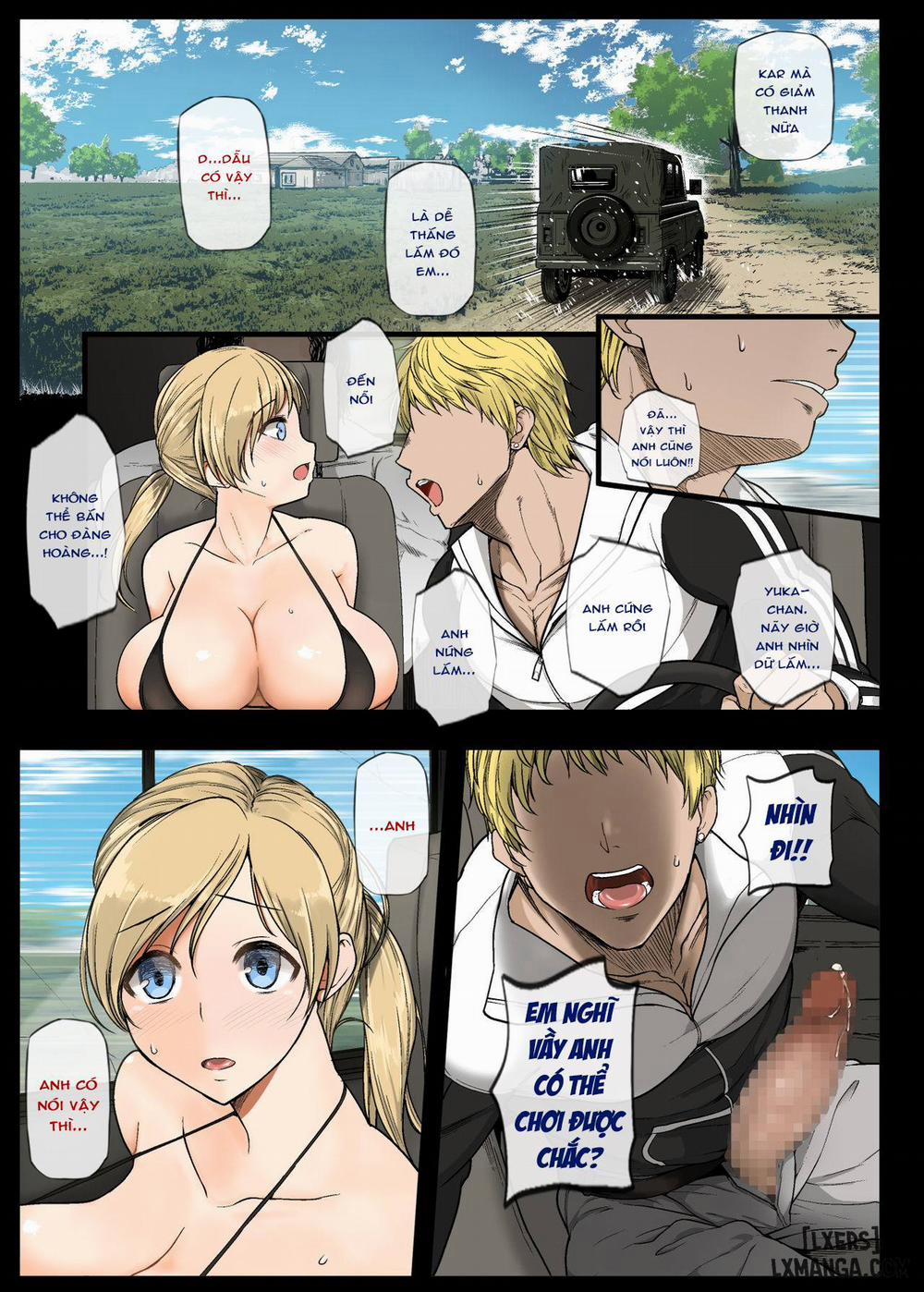 Geneki Joshidaisei to, Iyarashii Donkatsu Oneshot trang 12