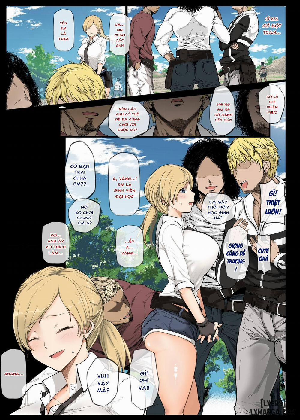 Geneki Joshidaisei to, Iyarashii Donkatsu Oneshot trang 2