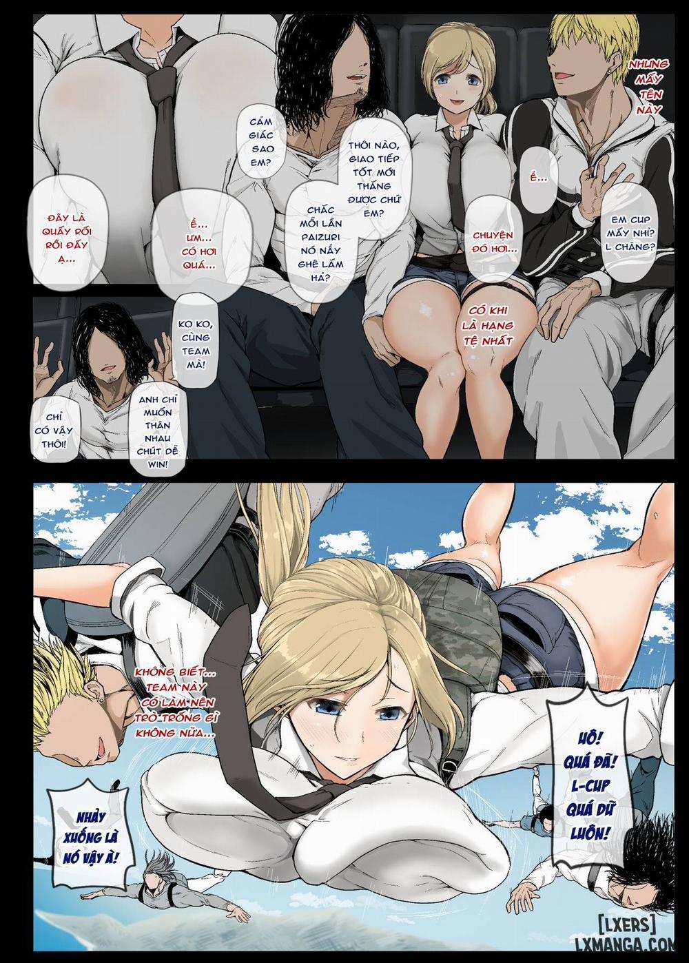 Geneki Joshidaisei to, Iyarashii Donkatsu Oneshot trang 5