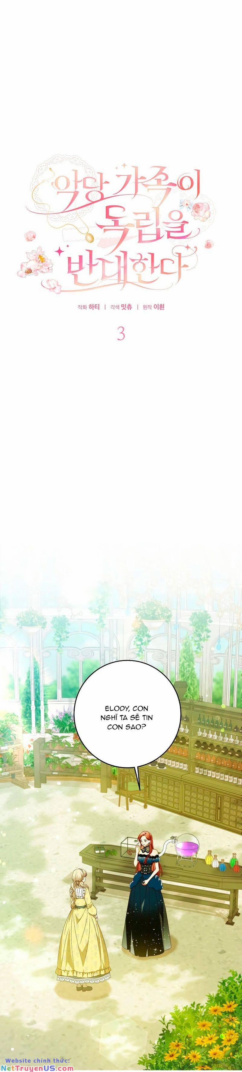 Gia Đình Phản Diện Phản Đối Tự Lập 3 trang 0