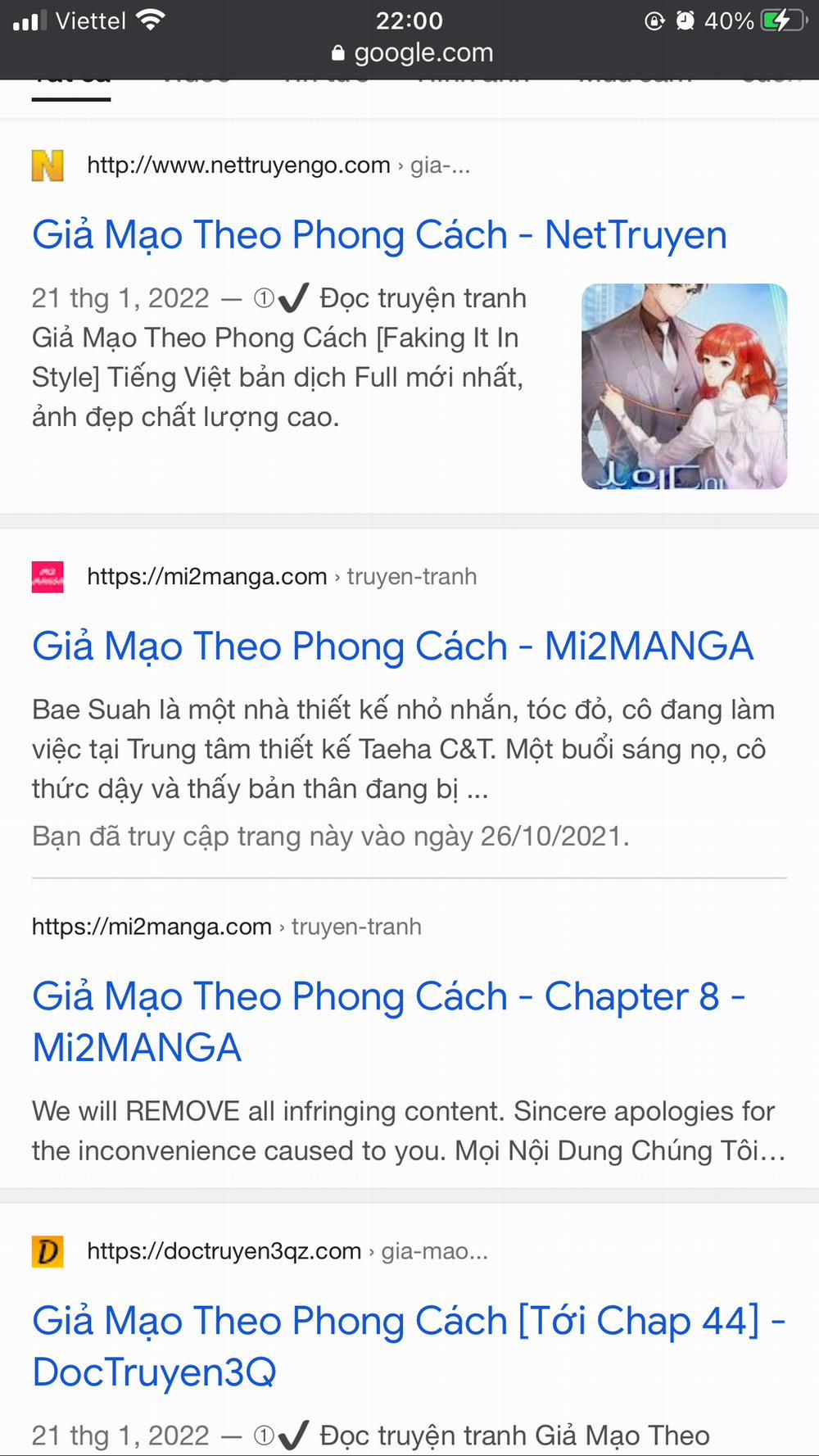 Giả Mạo Theo Phong Cách 49 trang 1