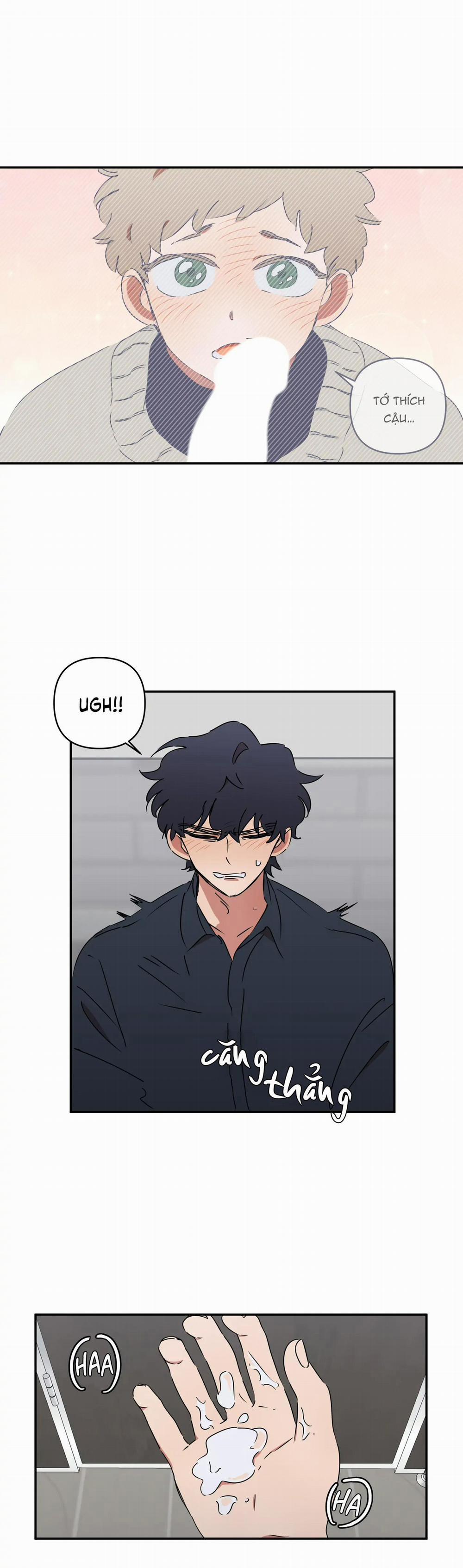 Giấu kĩ vào, đừng để tớ nhìn thấy cái XX của cậu! 3 trang 22