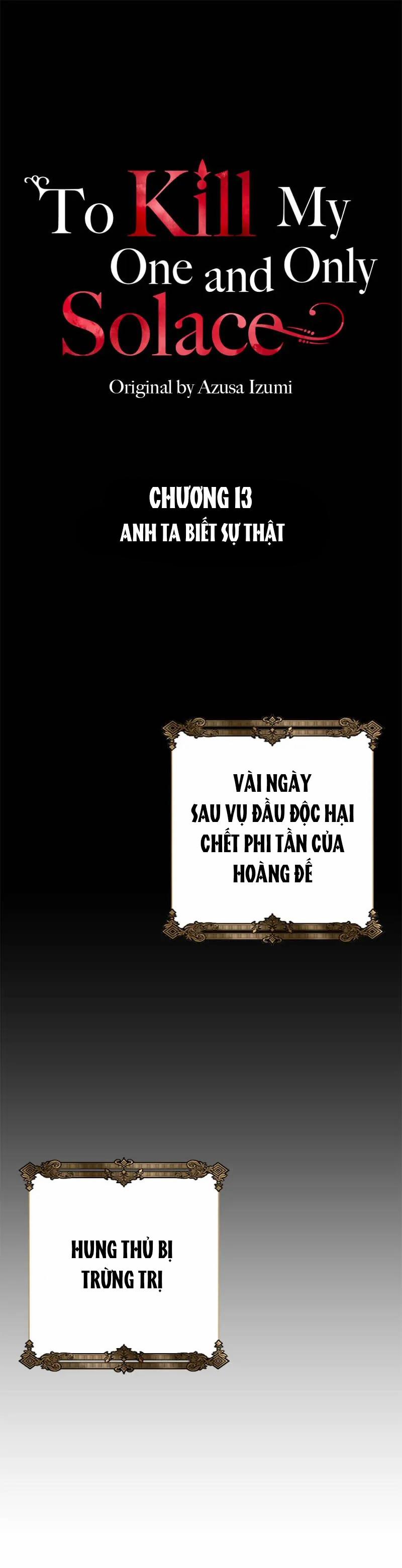 Giết Chết Niềm An Ủi Duy Nhất Của Ta 13.1 trang 1