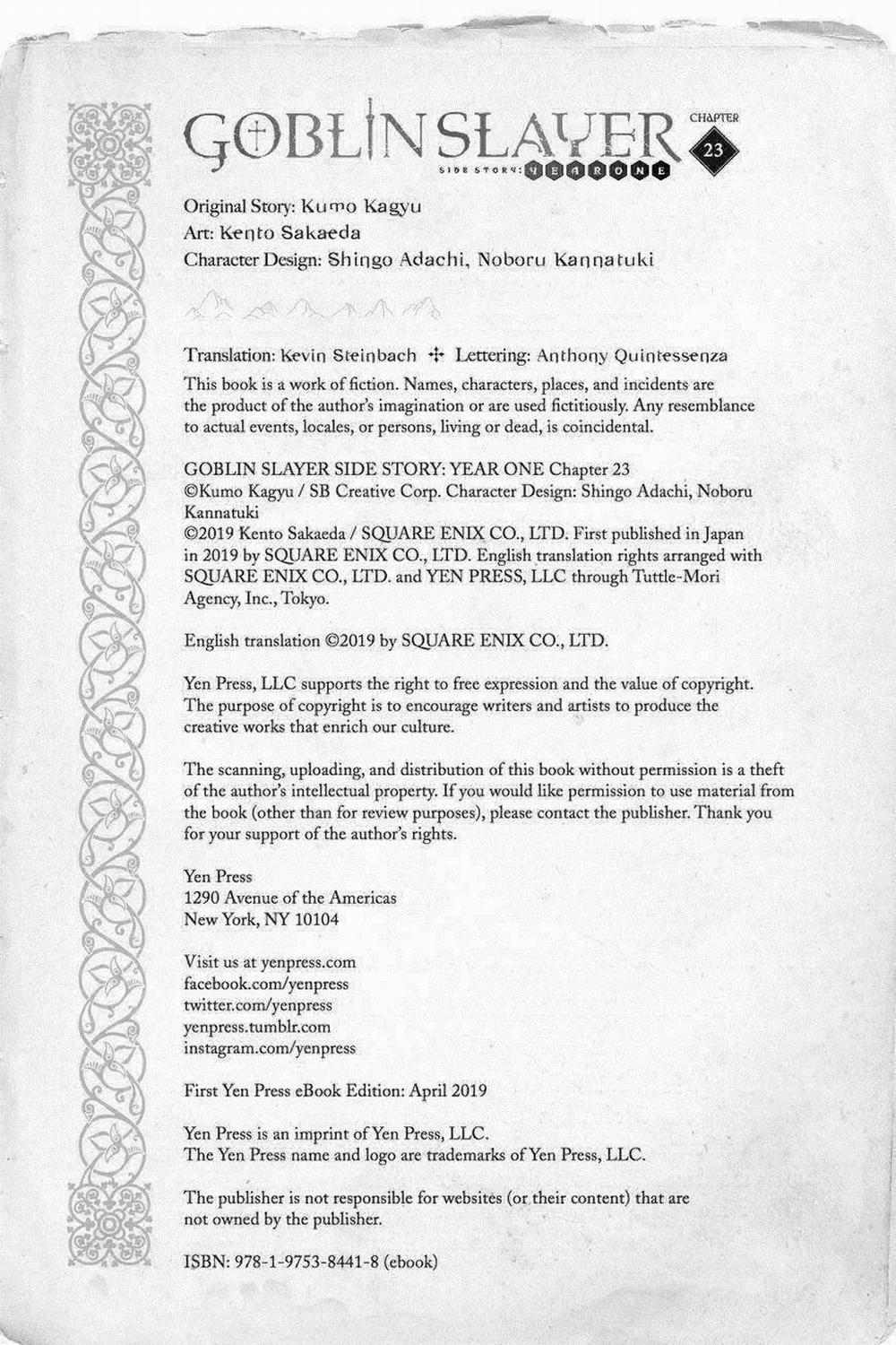 Goblin Slayer Side Story: Year One 23 trang 22