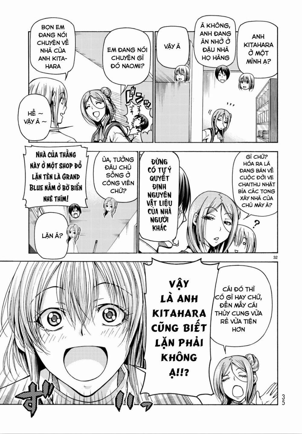 Grand Blue – Cô Gái Thích Lặn 34 trang 35
