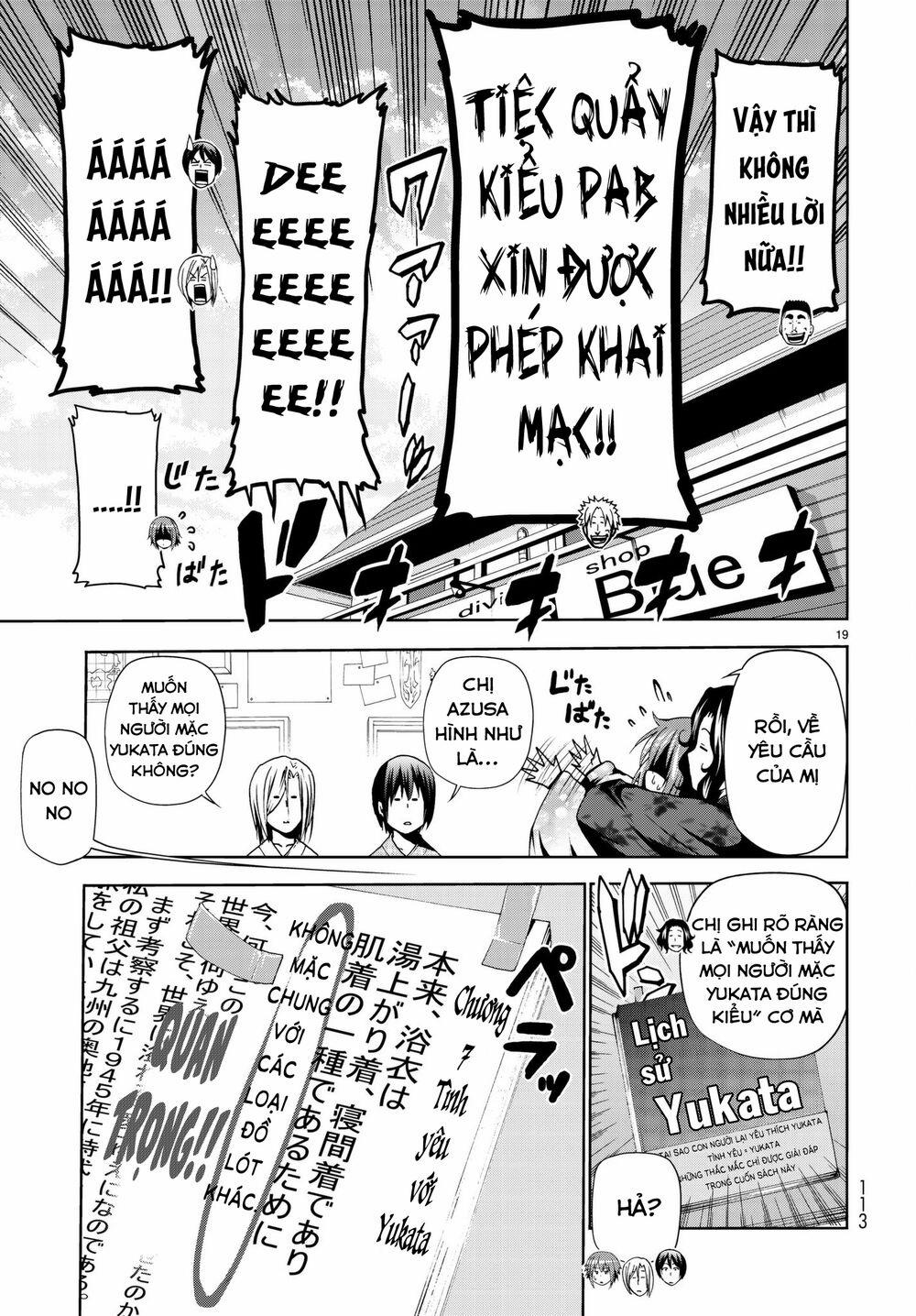 Grand Blue – Cô Gái Thích Lặn 46 trang 22