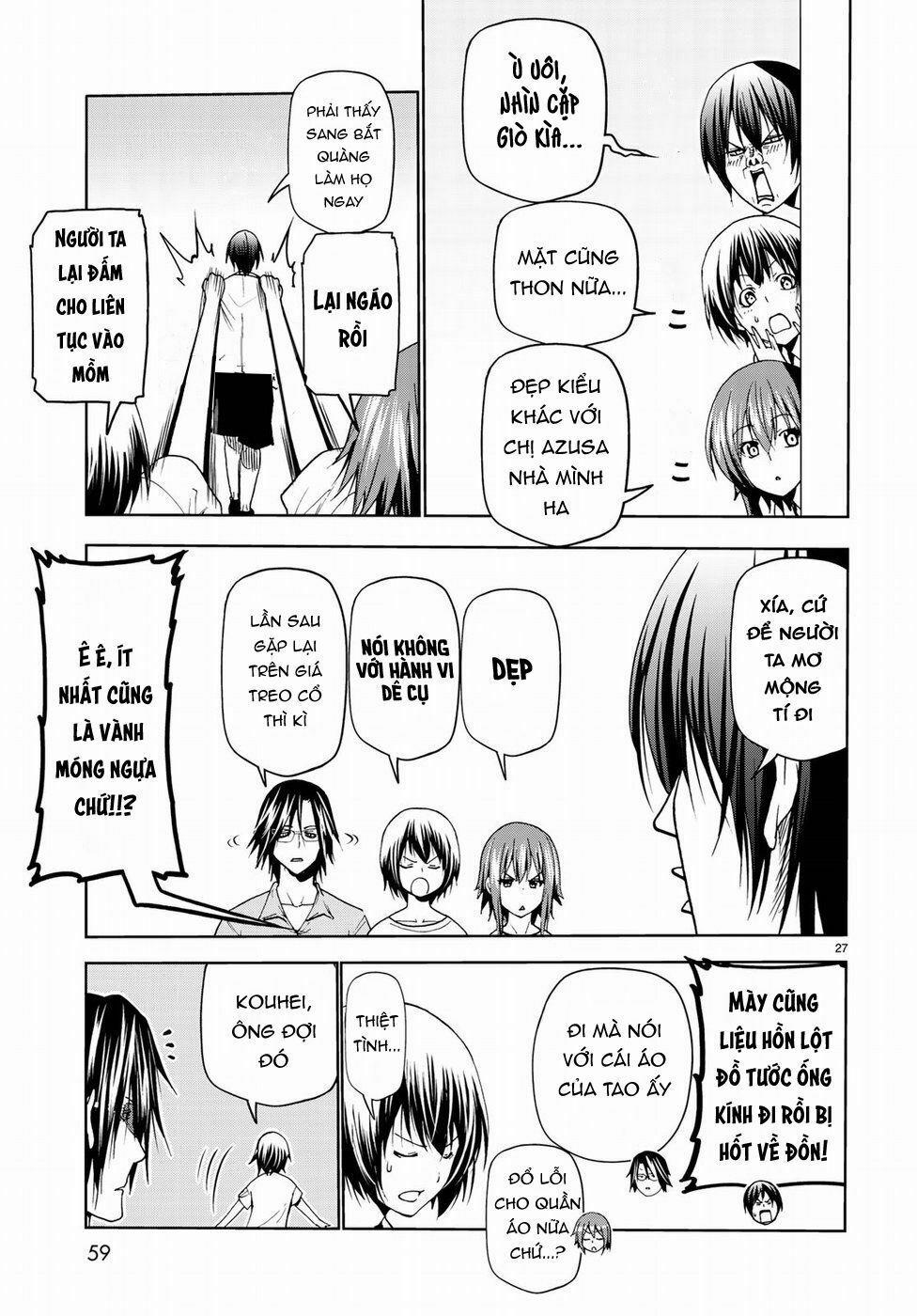Grand Blue – Cô Gái Thích Lặn 52 trang 27