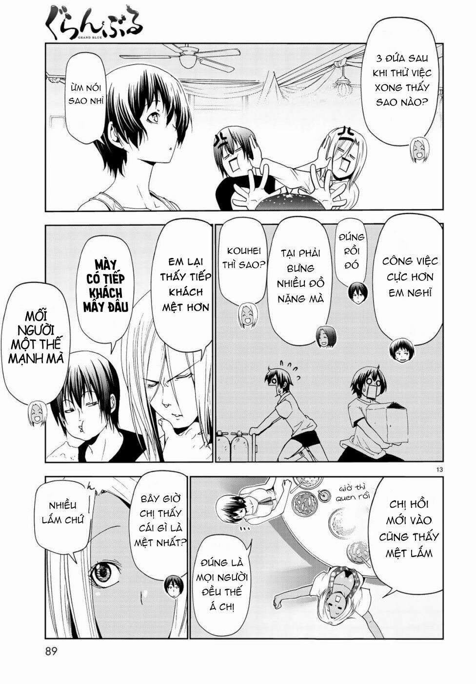 Grand Blue – Cô Gái Thích Lặn 56 trang 13