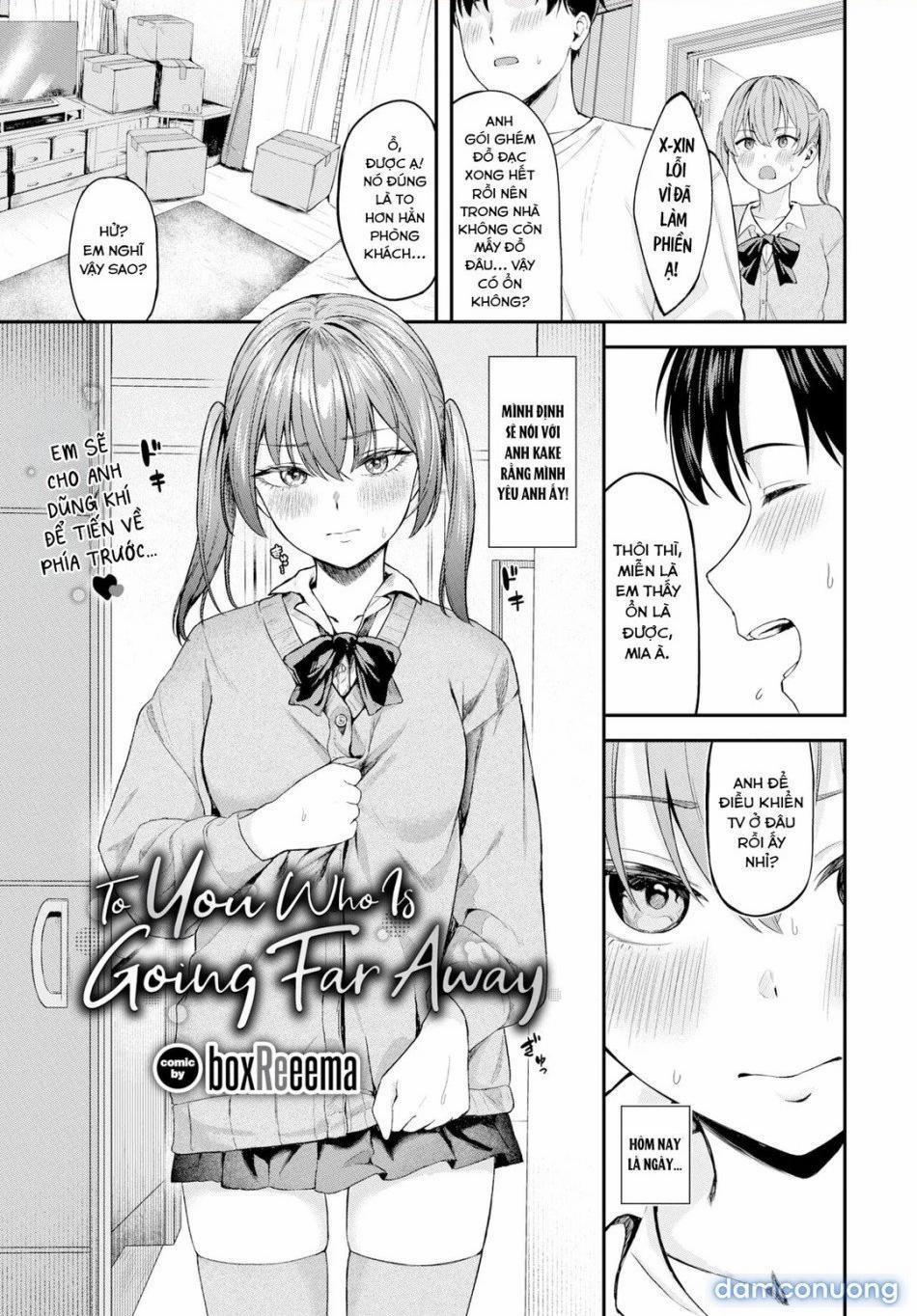 Gửi Đến Người Sắp Đi Xa OneShot trang 0