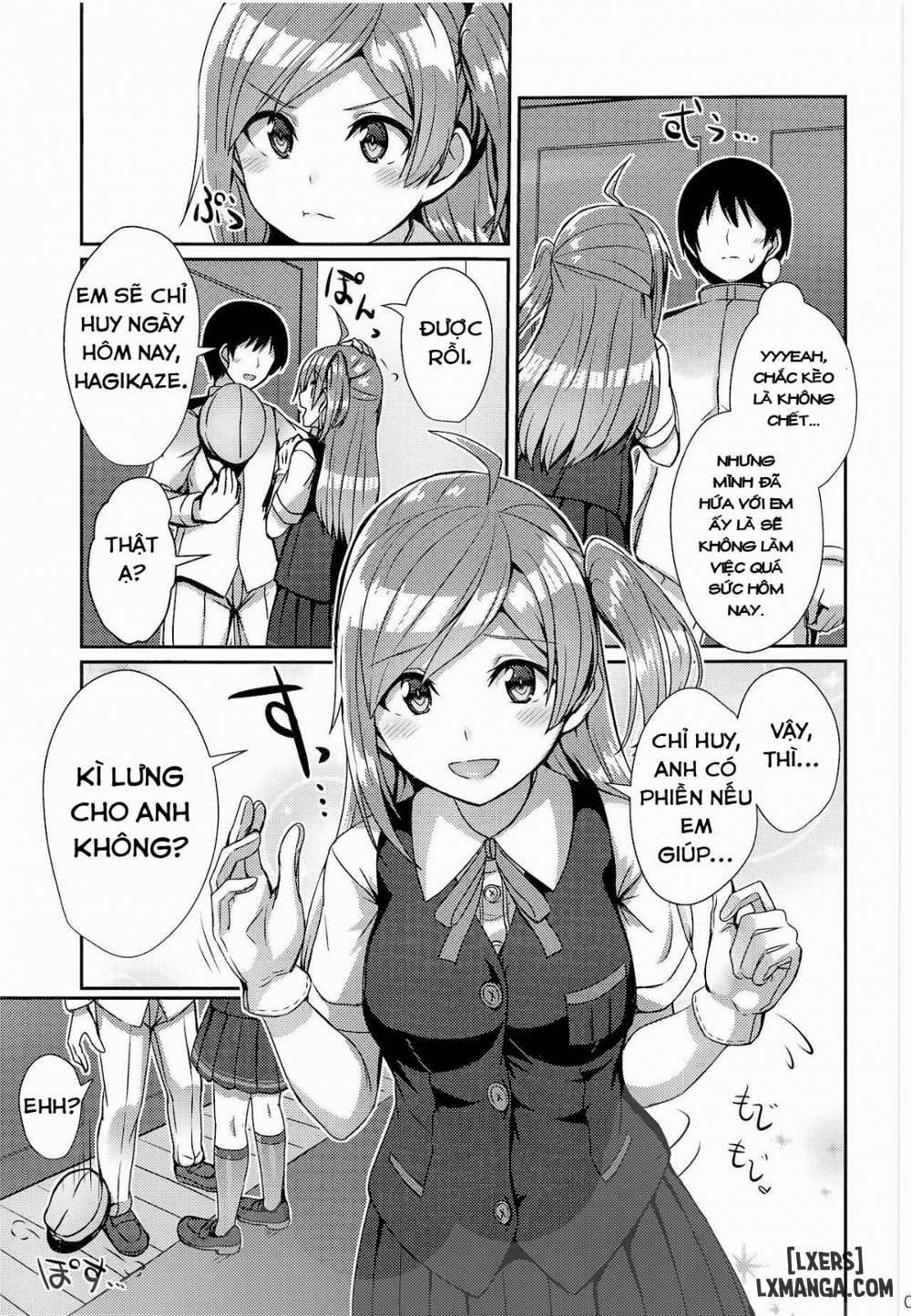Hagikaze ga Osenaka Nagashimasu ne Oneshot trang 3